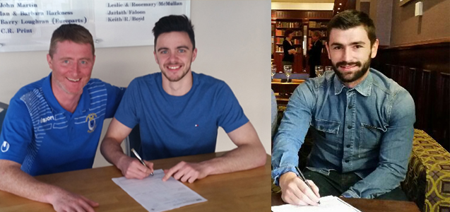 Double signing as Murphy signs Burke and Montgomery