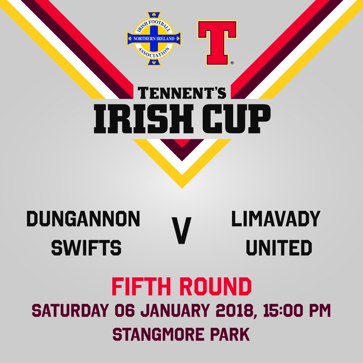 Irish Cup Fifth Round Tie v Limavady United