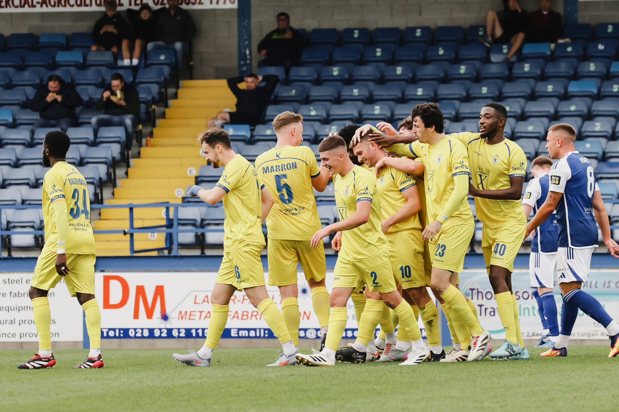 Super Swifts Open League Account In Style | Glenavon 0-2 Dungannon Swifts